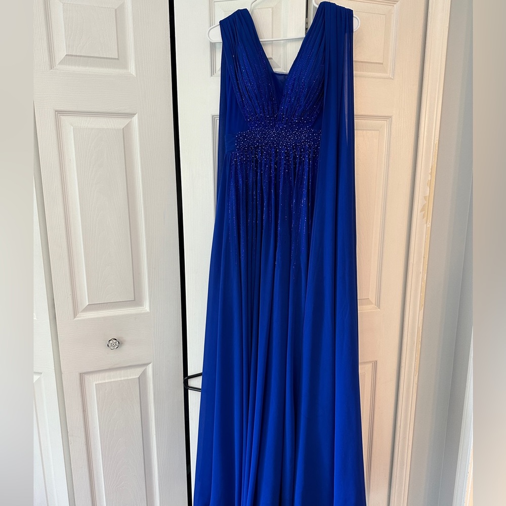 embellished gown